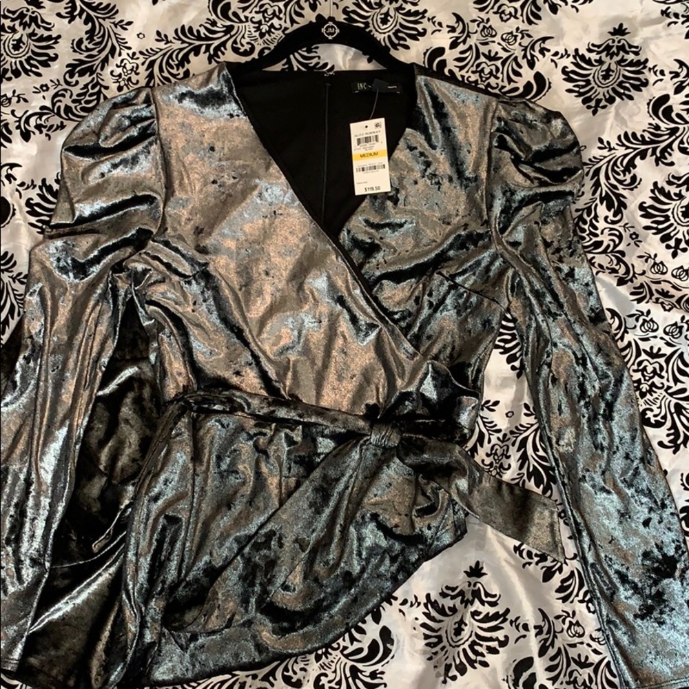 Glitzy silver dress